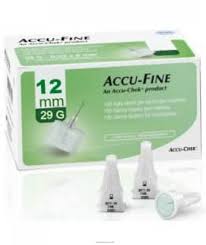 AGO PER PENNA DA INSULINA ACCU-FINE PEN NEEDLE ACCU-CHEK GAUGE 29 X 12,7MM 100 PEZZI - Farmaciapacini.it