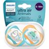 AVENT ULTRA AIR ANIMALS SUCCHIETTO PENGUIN/TURTLE MASCHIO 6-18 MESI 2 PEZZI - Farmaciapacini.it