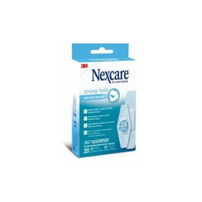 CEROTTO NEXCARE STRONG 360 GRADI 20 PEZZI ASSORTITI - Farmaciapacini.it