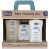 CHICCO BABY MOMENTS SET BAGNO DELICATO CORPO-CAPELLI PELLI DELICATE 200 ML + CREMA CORPO PELLI DELICATE 200 ML + ACQUA DI COLONIA BABY SMELL PELLI DELICATE 100 ML - Farmaciapacini.it