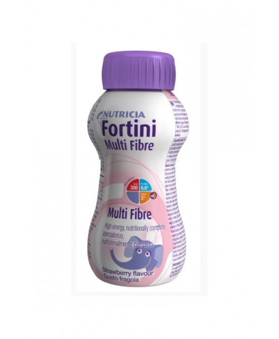 FORTINI MULTI FIBRE GUSTO FRAGOLA 200 ML - Farmaciapacini.it