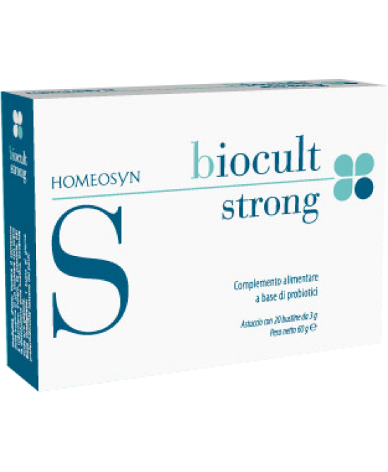 BIOCULT STRONG 20 BUSTINE DA 3 G - Farmaciapacini.it