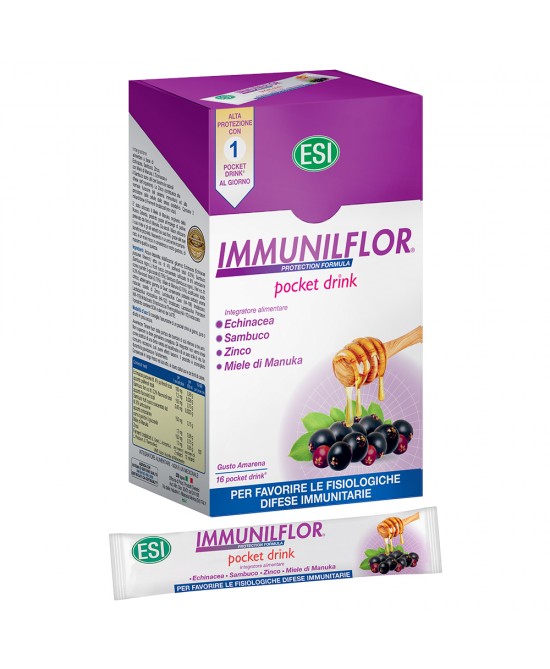 ESI IMMUNILFLOR POCKET DRINK 16 POCKET DRINK - Farmaciapacini.it