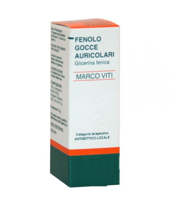 FENOLO MV*GTT OTO 10G1% - Farmaciapacini.it