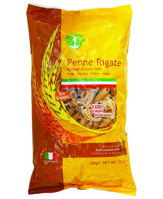 PASTA DI FRUMENTO INTEGRALE PENNE RIGATE 500 G - Farmaciapacini.it