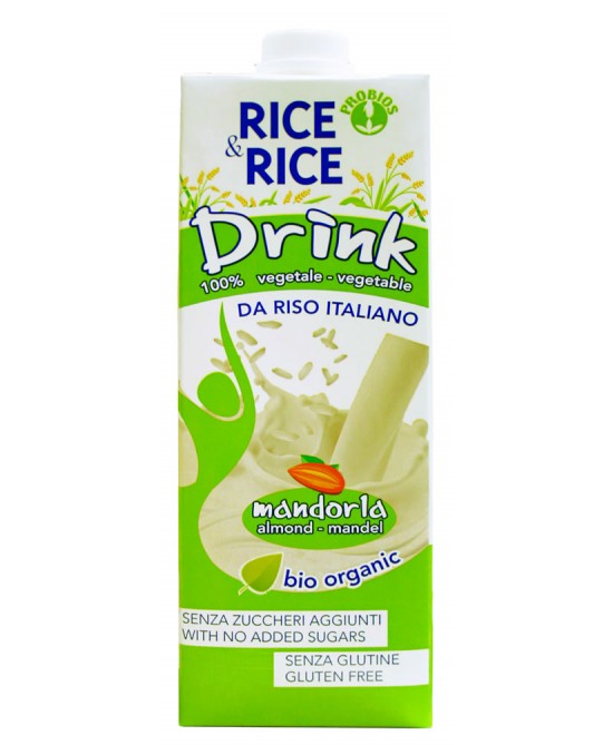 RICE&RICE BEVANDA DI RISO ALLE MANDORLE 1 LITRO - Farmaciapacini.it