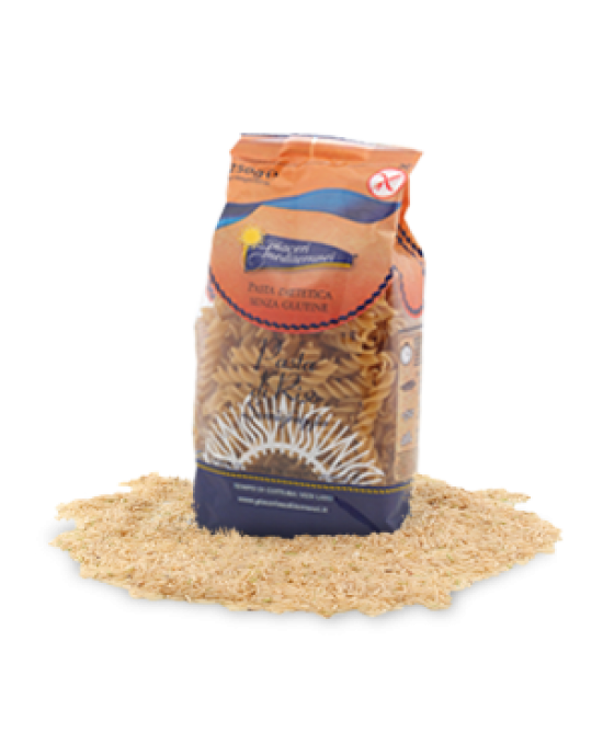PIACERI MEDITERRANEI PASTA RISO FUSILLI 250 G - Farmaciapacini.it