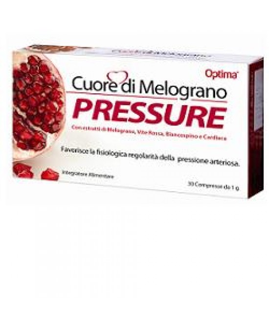 CUORE DI MELOGRANO PRESSURE 30 COMPRESSE 1 G - Farmaciapacini.it
