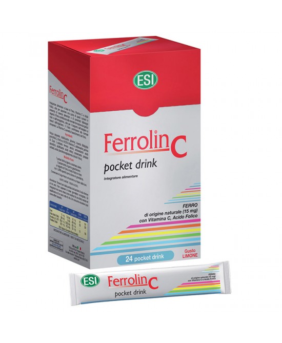 ESI FERROLIN C POCKET DRINK 24 BUSTINE - Farmaciapacini.it