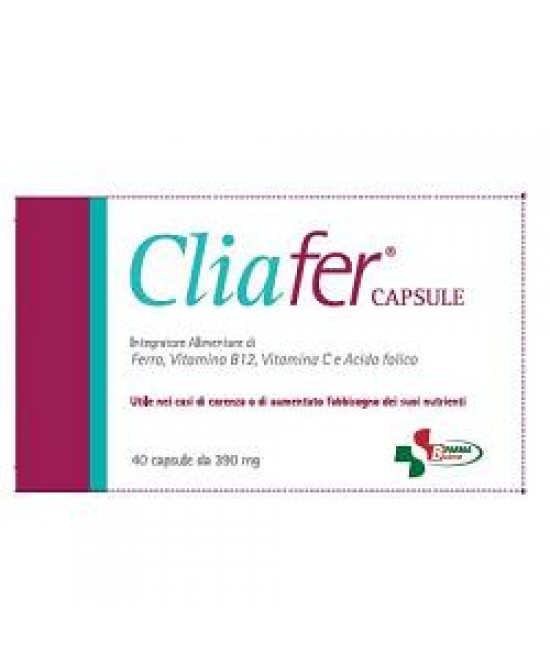 CLIAFER 40 CAPSULE - Farmaciapacini.it