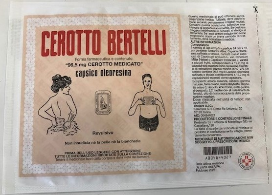 Kelémata Cerotto Bertelli Grande Per Dolori Articolari E Muscolari Cerotto 16x24cm - Farmaciapacini.it