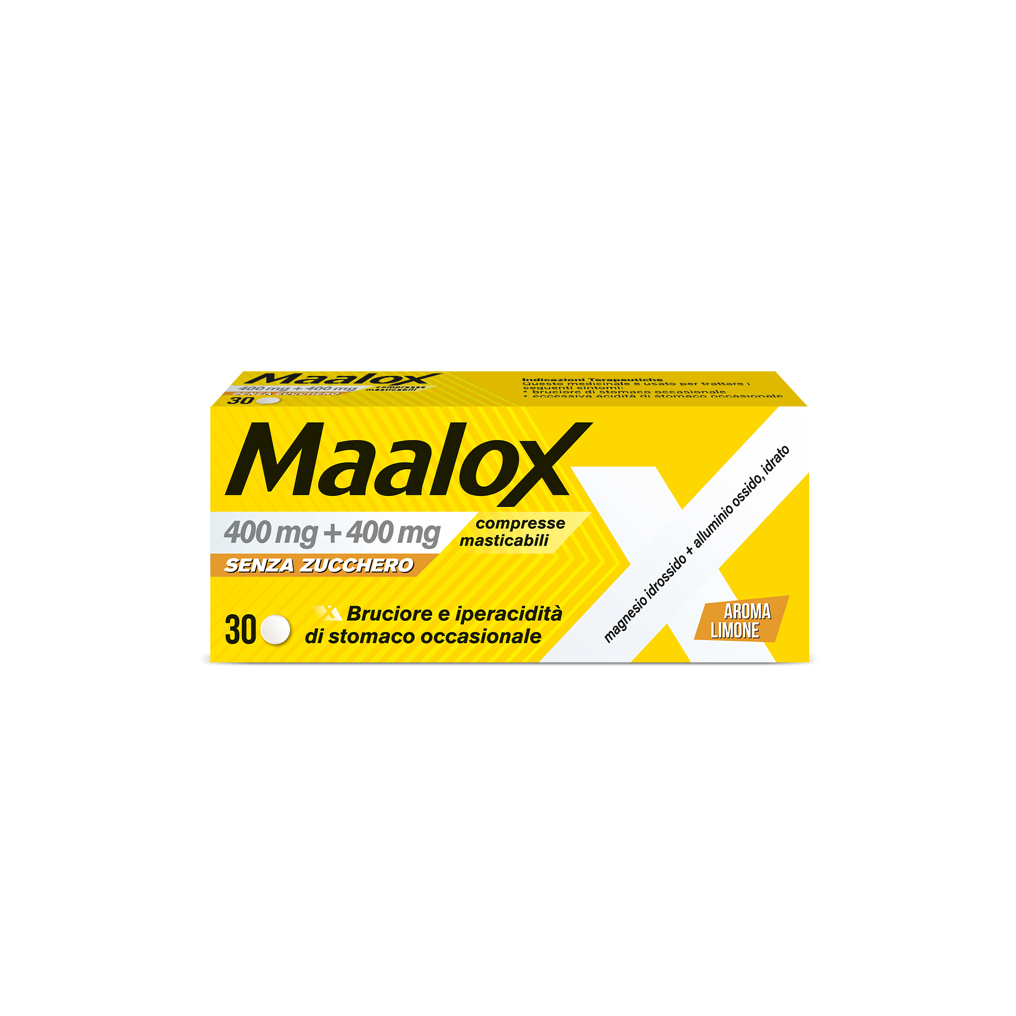 MAALOX*S/Z 30CPR LIMO400+400MG - Farmaciapacini.it