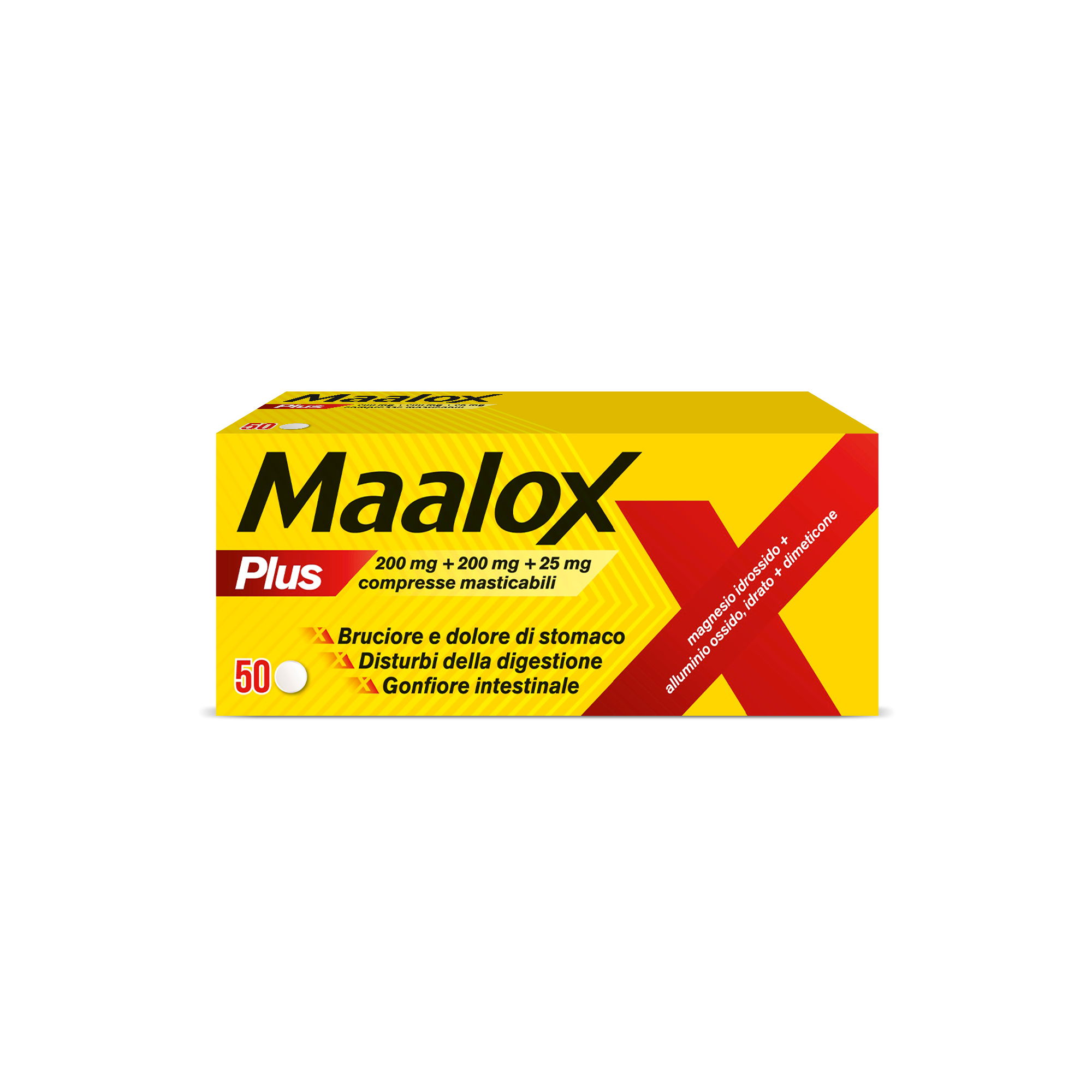MAALOX PLUS*50CPR MAST - Farmaciapacini.it