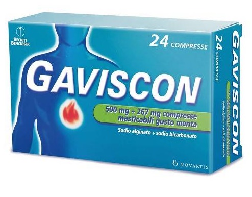 GAVISCON*24CPR MENTA 500+267MG - Farmaciapacini.it