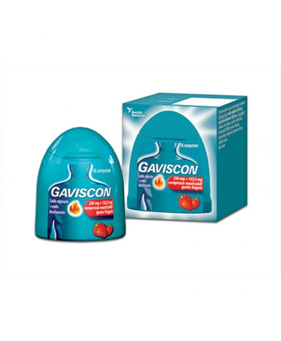 GAVISCON*16CPR FRAG250+133,5MG - Farmaciapacini.it