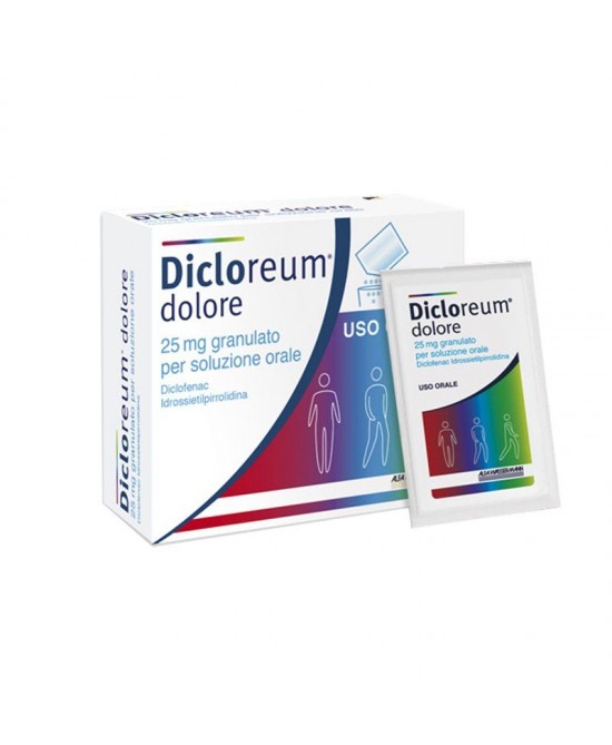 Dicloreum Dolore 25mg Granulato Per Soluzione Orale 10 Bustine - Farmaciapacini.it