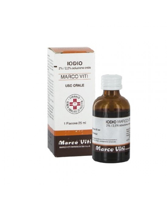 IODIO OS SOLUZ MV*25ML 2%+2,5% - Farmaciapacini.it