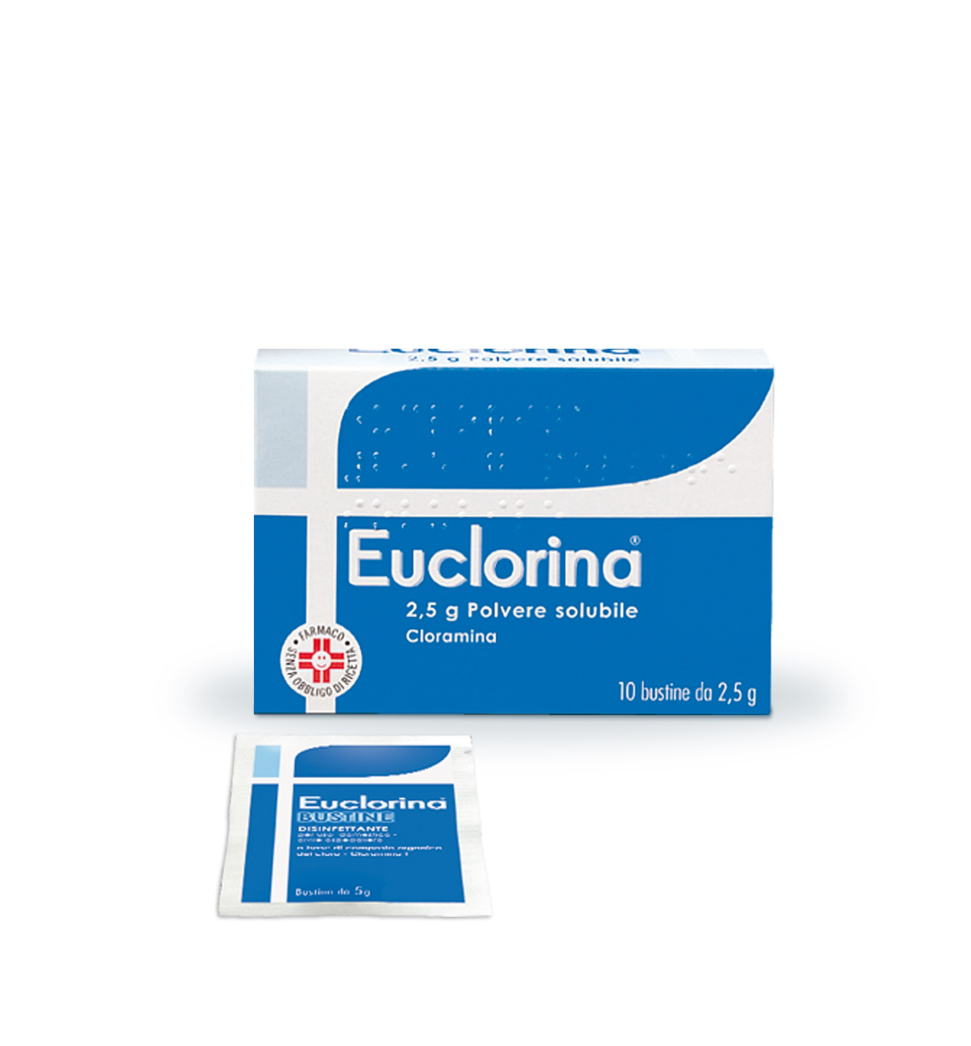 EUCLORINA*POLV SOL 10BUST 2,5G   - Farmaciapacini.it