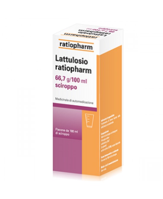 Lattulosio RatioPharm 66,7%  Sciroppo 180ml - Farmaciapacini.it