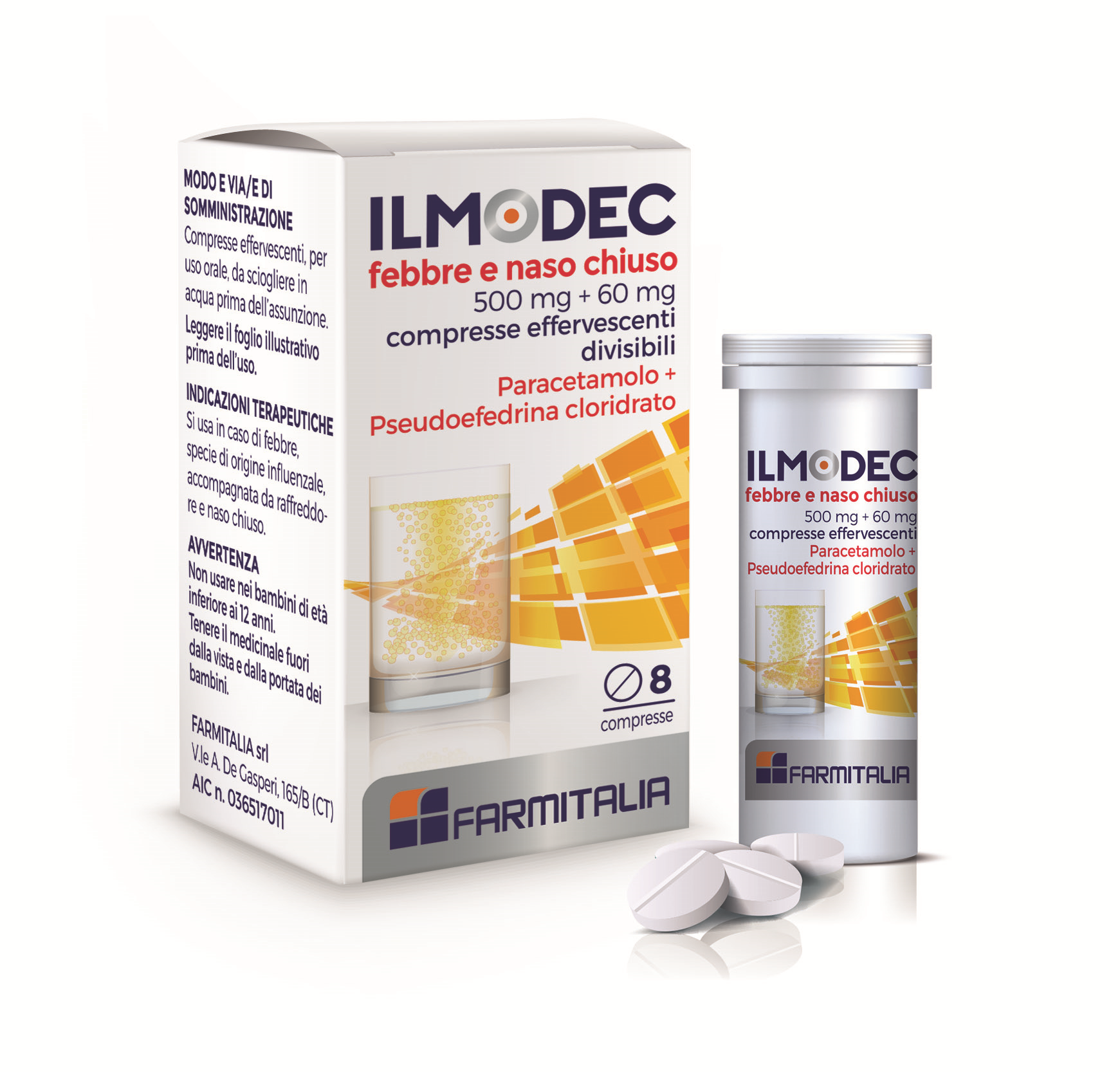 ILMODEC FEBBRE E NASO CH*8CPR - Farmaciapacini.it