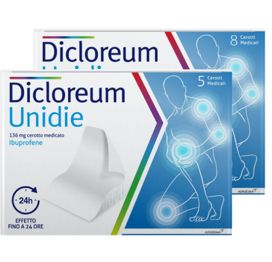 DICLOREUM UNIDIE*8CER 136MG24H -  scadenza 31.01.2026 - Farmaciapacini.it