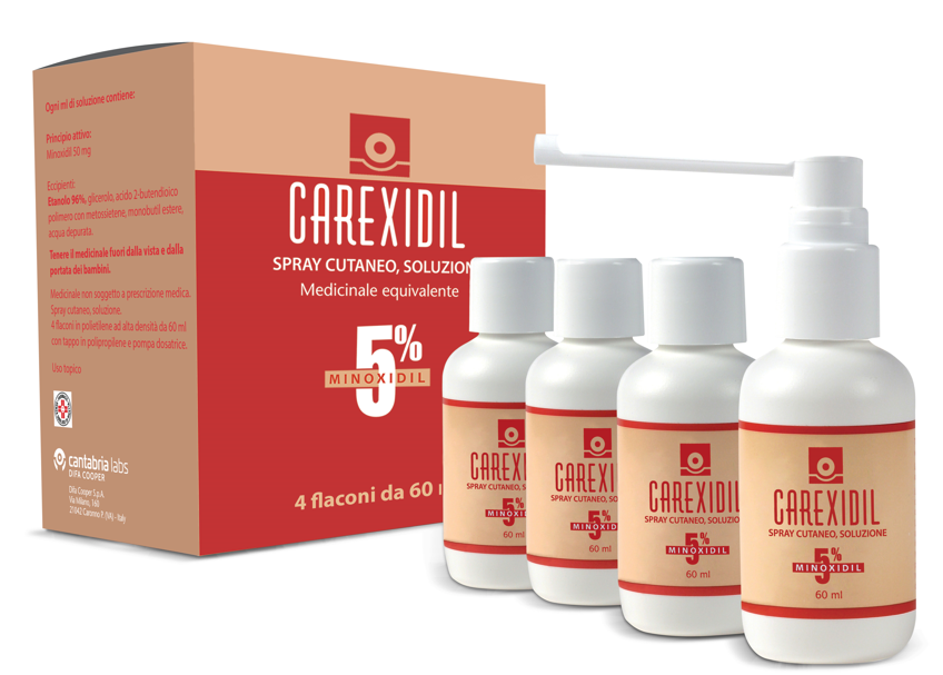 CAREXIDIL*4FL SOLUZ CUT 60ML5% - Farmaciapacini.it