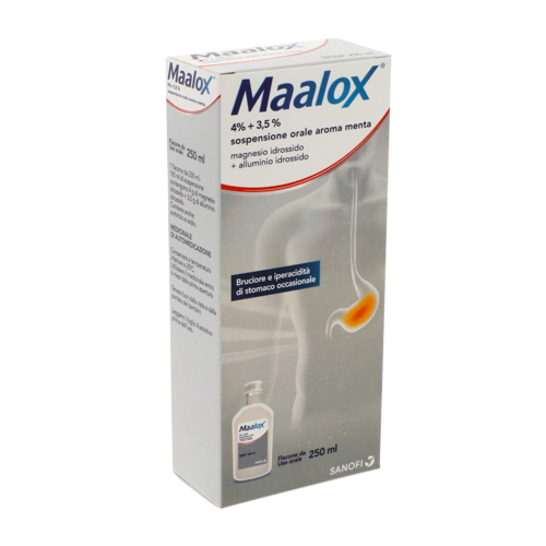 MAALOX*OS SOSP 250ML 4%+3,5% - Farmaciapacini.it