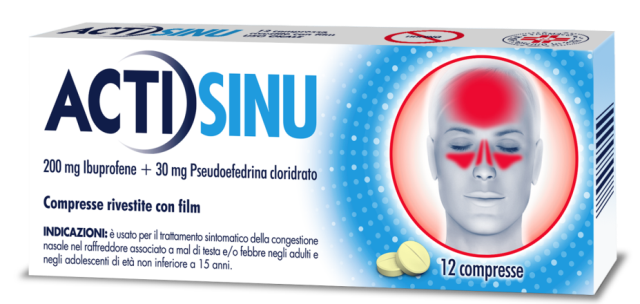 ACTISINU*12CPR 200MG+30MG - Farmaciapacini.it
