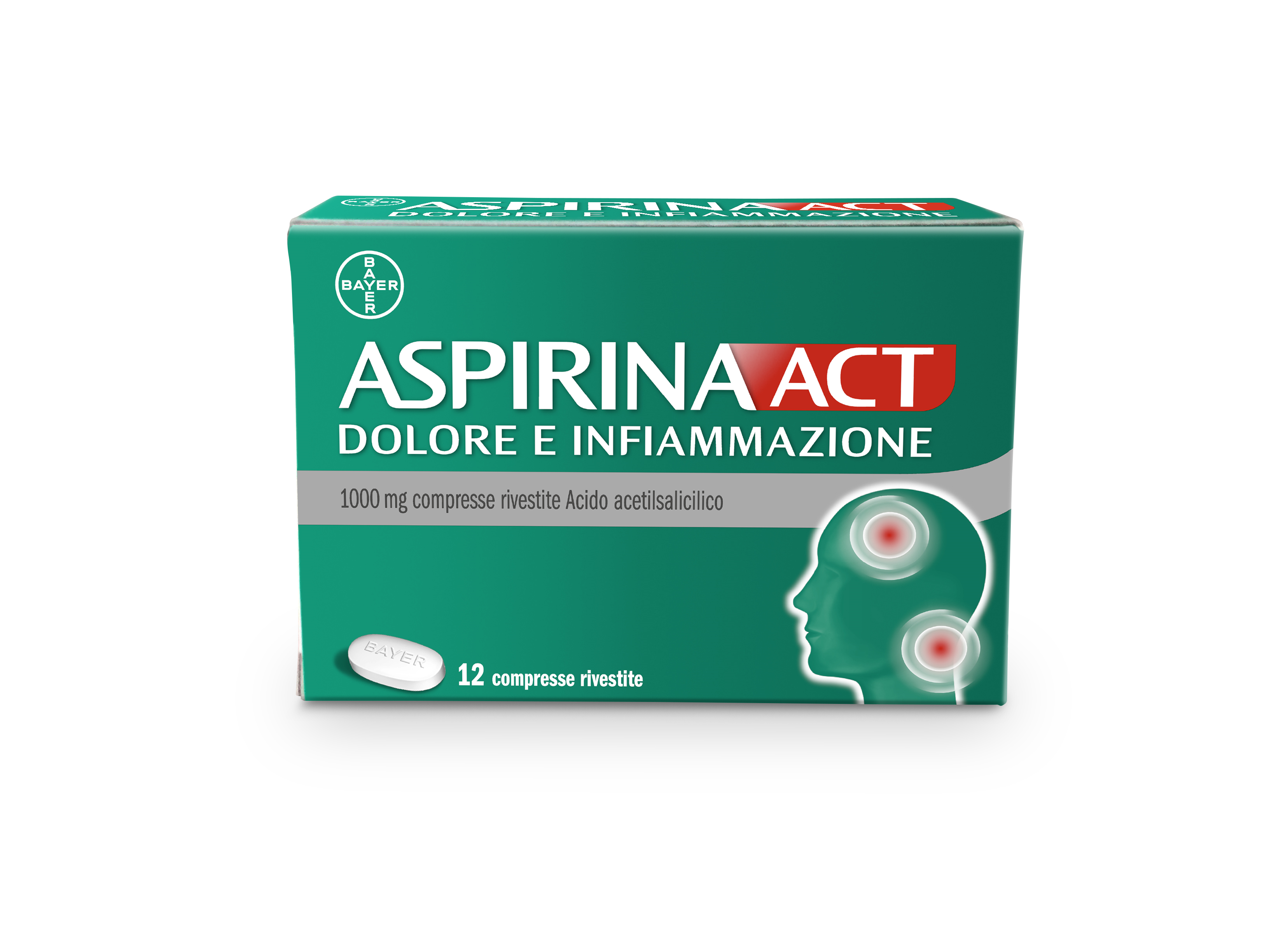 ASPIRINAACT DOL INF*12CPR 1G - Farmaciapacini.it