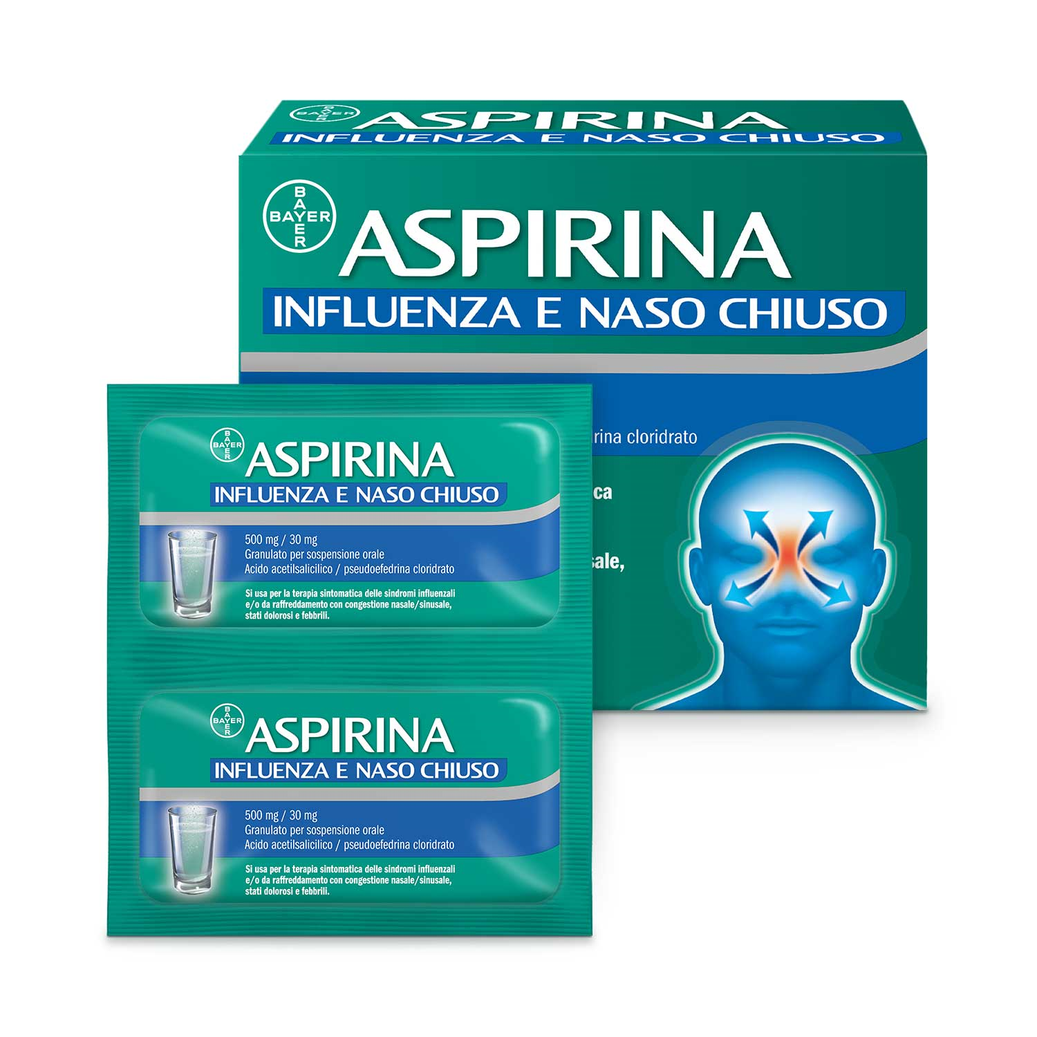 ASPIRINA INFLUENZA E NASO C*20 - Farmaciapacini.it