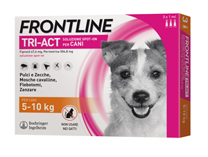 FRONTLINE TRI-ACT*3PIP 5-10KG - Farmaciapacini.it