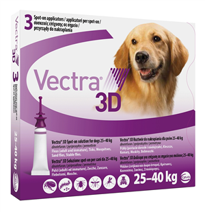 VECTRA 3D*3PIP 25-40KG VIOLA - Farmaciapacini.it