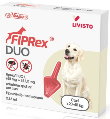 FIPREX DUO L*1PIP 20-40KG CANI - Farmaciapacini.it