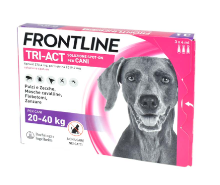 FRONTLINE TRI-ACT*3PIP 20-40KG - Farmaciapacini.it