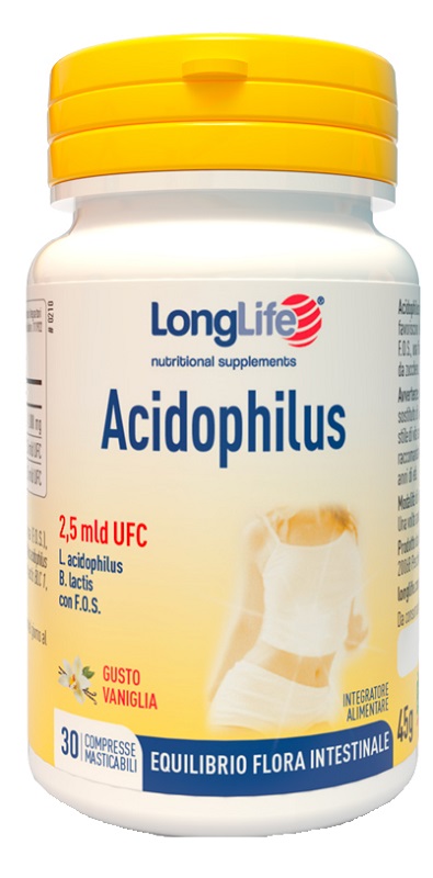 LONGLIFE ACIDOPHILUS 30 COMPRESSE MASTICABILI - Farmaciapacini.it