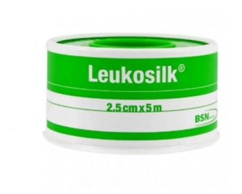 CEROTTO ADESIVO IPOALLERGENICO PER FISSAGGIO MEDICAZIONI LEUKOSILK SUPPORTO ACETATO DI CELLULOSA BIANCO ADESIVO POLIACRILICO SENZA RESINE E GOMME NATURALI 2,5X500CM MUTUABILE - Farmaciapacini.it