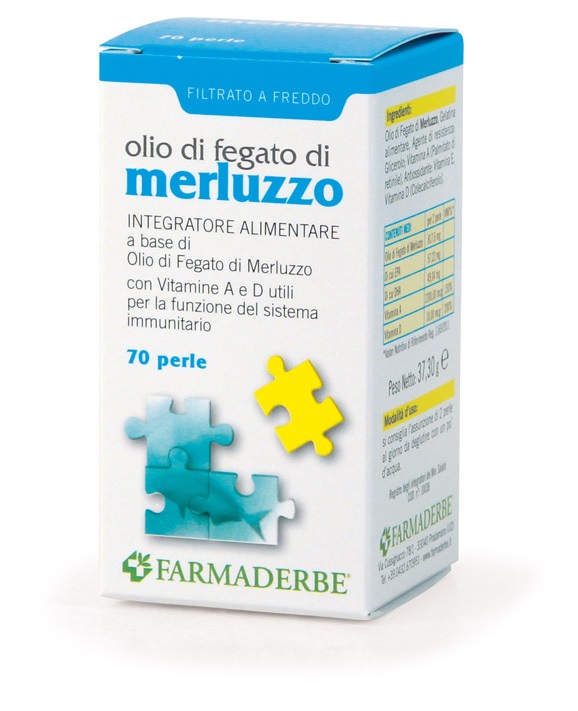 OLIO DI FEGATO DI MERLUZZO 70 PERLE - Farmaciapacini.it