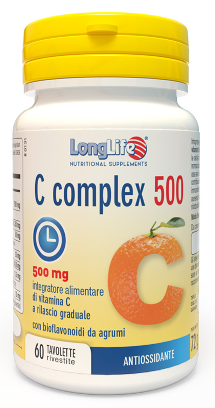 LONGLIFE C COMPLEX 500 TIME RELEASED 60 TAVOLETTE - Farmaciapacini.it