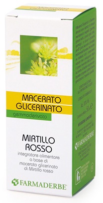 MIRTILLO ROSSO MACERATO GLICERINATO 50 ML - Farmaciapacini.it