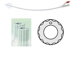 CATETERE VESCICALE IN SILICONE PROFILCATH PLUS SCANALATO 2 VIE CH24 LUNGHEZZA 31 CM PUNTA CILINDRICA 2 FORI CONTRAPPOSTI PALLONCINO 5 ML 1 PEZZO - Farmaciapacini.it