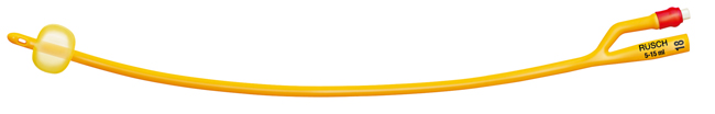 CATETERE FOLEY A MEDIA PERMANENZA  RUSCH GOLD PLUS A 2 VIE IN SILKOLATEX LATTICE-SILICONE PER ADULTO CH18 LUNGHEZZA 40 CM PUNTA CILINDRICA A 2 FORI PALLONCINO 30-50 ML 1 PEZZO - Farmaciapacini.it