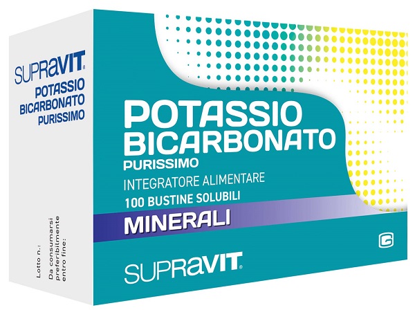 SUPRAVIT POTASSIO BICARBONATO PURISSIMO 100 BUSTINE - Farmaciapacini.it