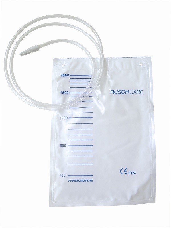 SACCA DI RACCOLTA URINA DA LETTO MONOUSO NON STERILE CAPACITA' 2000 ML CON TUBO DI RACCORDO LUNGHEZZA 90 CM DIAMETRO 5X7 MM VALVOLA DI NON RITORNO 1 GANCIO 30 PEZZI - Farmaciapacini.it