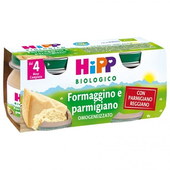 HIPP BIO HIPP BIO OMOGENEIZZATO FORMAGGINO AI TRE FORMA G GI 2X80 G - Farmaciapacini.it