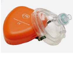 MASCHERINA PER RIANIMAZIONE POCKET MASK CON BORDO PNEUMATICO PER LA RIANIMAZIONE BOCCA A BOCCA CON VALVOLA UNIDIREZIONALE E ATTACCO PER LA CONNESSIONE DELL'OSSIGENO - Farmaciapacini.it