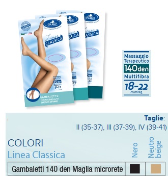 SAUBER GAMBALETTO 140 MAGLIA MICRORETE NEUTRO BEIGE 3 LINEA CLASSICA - Farmaciapacini.it