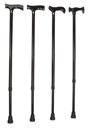 BASTONE BRIO IN ALLUMINIO ANODIZZATO IMPUGNATURA IN LEGNO CON PUNTALI ANTISCIVOLO REGOLABILE IN ALTEZZA - Farmaciapacini.it