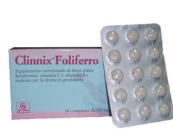 CLINNIX FOLIFERRO 30 COMPRESSE - Farmaciapacini.it