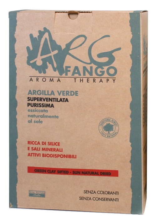 ARGFANGO AROMA THERAPY ARGILLA VERDE SUPERVENTILATA PURISSIMA 1 KG - Farmaciapacini.it