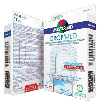 MEDICAZIONE ADESIVA MASTER-AID DROP MED 15X17 3 PEZZI - Farmaciapacini.it